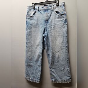 GAP Light Blue Wide Leg High Rise Jeans